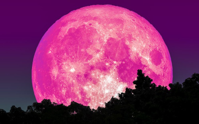 Thế giới sắp có cơ hội chứng kiến hiện tượng "trăng hồng" vào cuối tuần