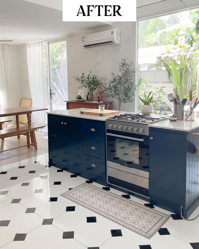 Thay vì tốn 10 triệu mua gạch mosaic thật, blogger hướng dẫn cách tự làm tại nhà vẫn đẹp kiểu chanh sả mà chỉ tốn 250k - Ảnh 3.