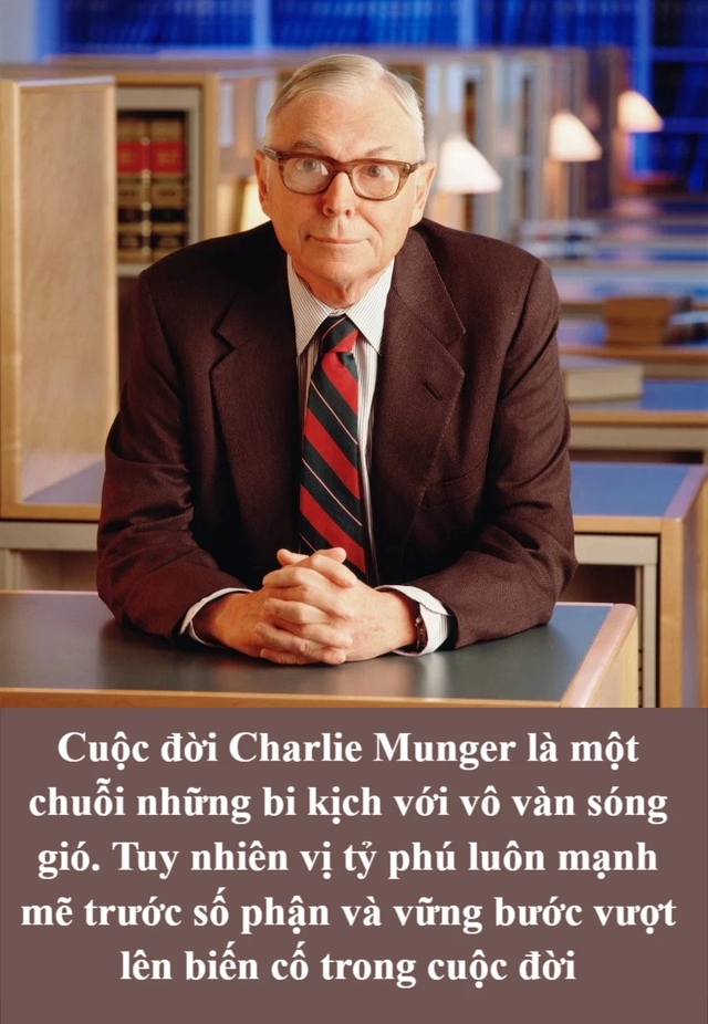Chuyện đời kinh ngạc của ông hoàng chứng khoán Charlie Munger: Biến bi kịch thành vinh quang, tạo nên những kỷ lục nhờ tinh thần thép và vững bước trước biến cố  - Ảnh 5.