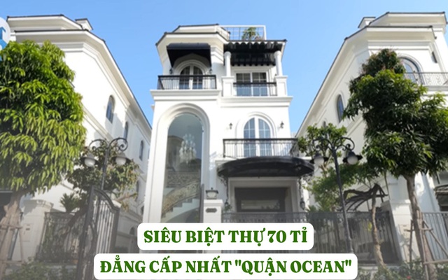 SIÊU BIỆT THỰ BIỂN HỒ 70 tỉ đồng giữa Vinhomes Ocean Park: Không gian sống 200m2 đẳng cấp thượng lưu, ngả mũ trước sự tinh tế trong từng thiết kế