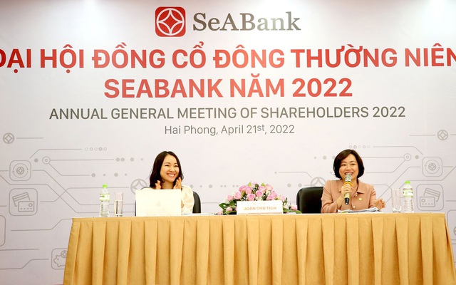 ĐHCĐ SeABank: Chốt kế hoạch năm 2022 tăng vốn điều lệ lên 22.690 tỷ đồng và 4.866 tỷ đồng lợi nhuận