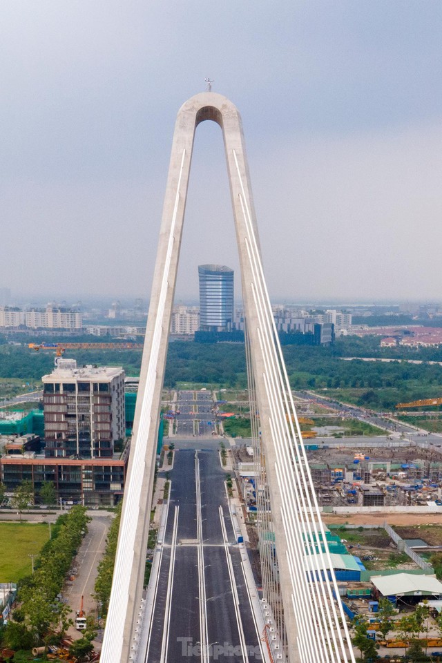 Ngắm thành phố từ cầu Thủ Thiêm 2 bắc qua sông Sài Gòn - Ảnh 15.