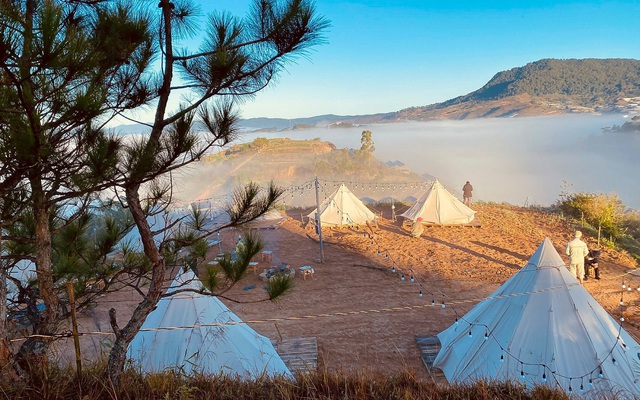 Trào lưu glamping ngày càng hot, rất nhiều địa điểm đã được đặt kín chỗ trong dịp lễ 30/4 - 1/5