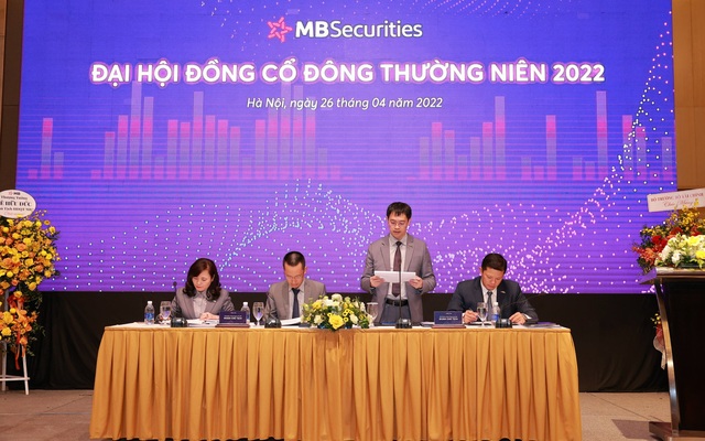 ĐHCĐ MBS: Tự tin hoàn thành kế hoạch lãi 1.100 tỷ đồng, nỗ lực trở lại top 5 thị phần môi giới chứng khoán