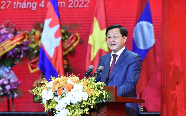 Phó Thủ tướng Lê Minh Khái phát biểu tại buổi lễ.