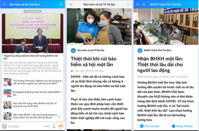  Dùng Zalo giải thích cho người dân lợi ích khi tham gia BHXH  - Ảnh 1.