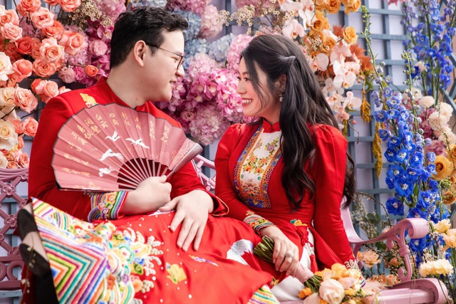 Em chồng soái ca của Hoa hậu Đặng Thu Thảo đã kết hôn, nhan sắc cô dâu hào môn gây tò mò - Ảnh 3.
