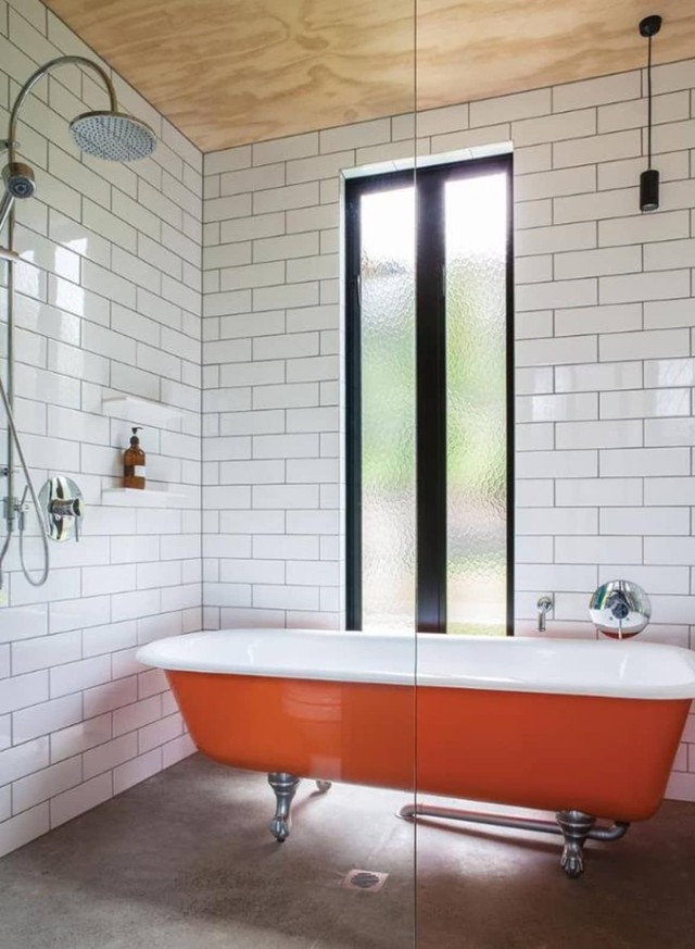 Cho phòng tắm gia đình thêm phần rực rỡ với điểm nhấn là chiếc bồn tắm đầy màu sắc - Ảnh 10.