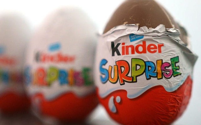 Trứng chocolate Kinder Surprise bị thu hồi tại Anh do nghi nhiễm khuẩn salmonella