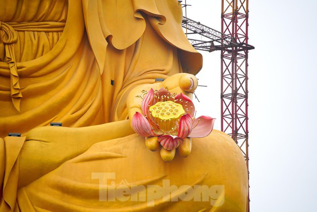  Chiêm ngưỡng Đại tượng Phật cao nhất Đông Nam Á ở Hà Nội có trái tim ngọc nặng hơn 1 tấn  - Ảnh 3.