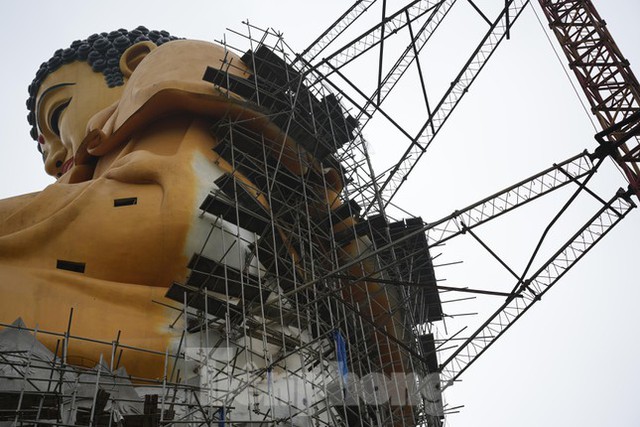  Chiêm ngưỡng Đại tượng Phật cao nhất Đông Nam Á ở Hà Nội có trái tim ngọc nặng hơn 1 tấn  - Ảnh 5.