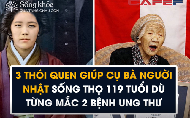 3 THÓI QUEN giúp cụ bà người Nhật sống thọ 119 tuổi dù từng mắc 2 bệnh ung thư: Đơn giản cực mà hiệu quả, ai cũng có thể làm được