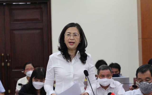Bà Nguyễn Thị Bích Hạnh, Phó Cục trưởng Cục Thuế TPHCM thông tin tại họp báo - Ảnh: VGP/Anh Thơ