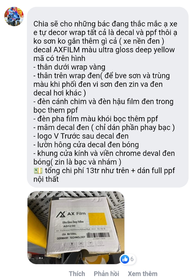  Chủ xe VinFast VF e34 độ nhẹ, dân mạng hăng say bình luận: Rất ấn tượng, nhìn như bò Ý  - Ảnh 3.