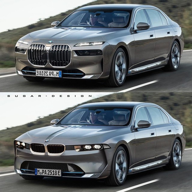 Vẽ lại BMW 7-series, thay đổi vài chi tiết: Hoài cổ, dễ khiến khách hàng Trung Quốc buồn - Ảnh 4.