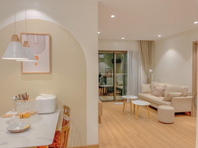 Công cuộc cải tạo với chi phí tiết kiệm cho căn hộ cũ 65m² mang phong cách vintage lãng mạn của cặp vợ chồng trẻ ở Hà Nội - Ảnh 6.