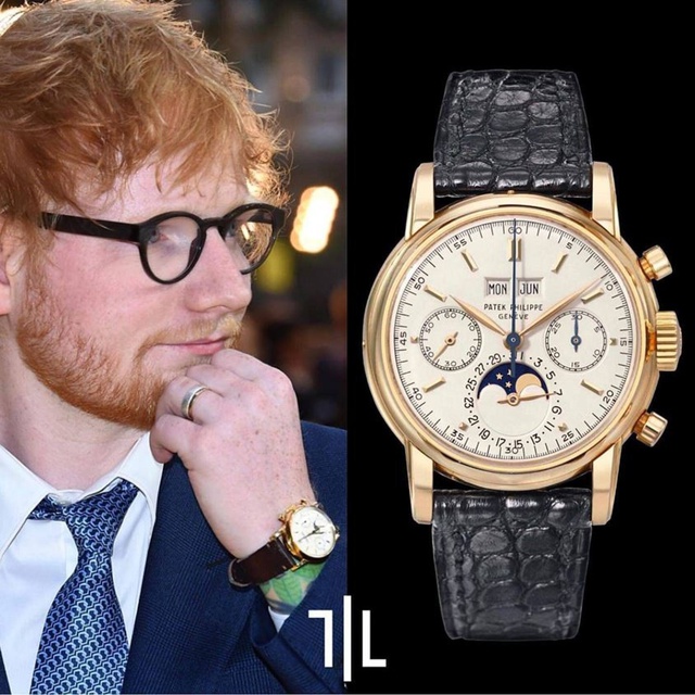 Bộ sưu tập đồng hồ xa xỉ của ca sĩ triệu phú Ed Sheeran - Ảnh 1.