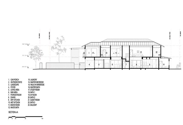 Hồ cá Koi trong không gian xanh mát ở ngôi nhà ống rộng 350 m2 - Ảnh 10.