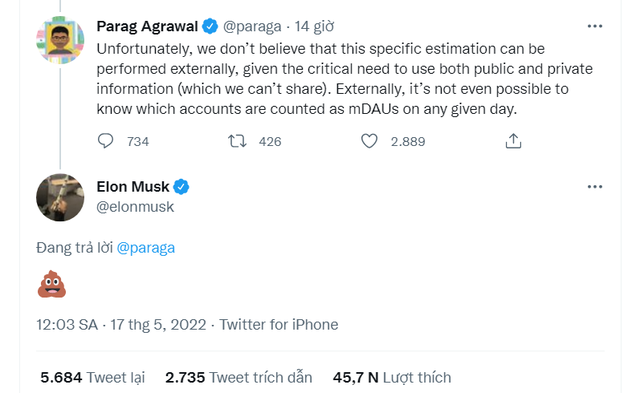 Elon Musk quay xe - vị tỷ phú nổi tiếng với các pha lật kèo giờ đây muốn thương lượng lại phi vụ mua Twitter với giá dưới 44 tỷ USD - Ảnh 2.