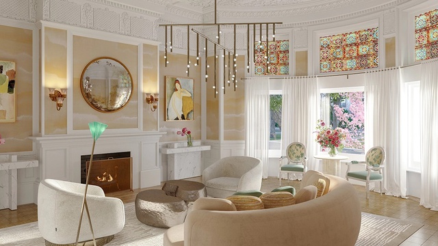 Bên trong dinh thự 17 triệu USD do con trai nhà sáng lập Tiffany & Co. thiết kế - Ảnh 5.