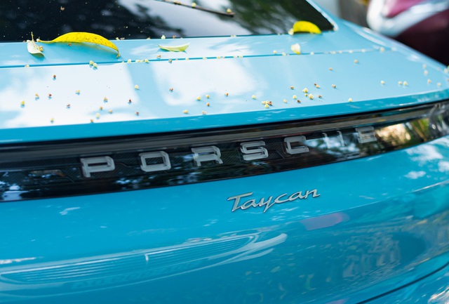 Bắt gặp Porsche Taycan màu độc của dân chơi Hà Nội nhưng biển số còn ấn tượng hơn - Ảnh 6.