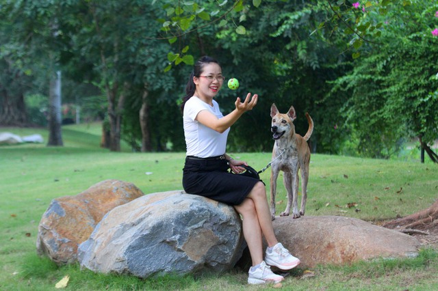 Cô dược sĩ đam mê nuôi chó Phú Quốc, sở hữu ba khuyển vương trị giá một tỷ đồng - Ảnh 4.