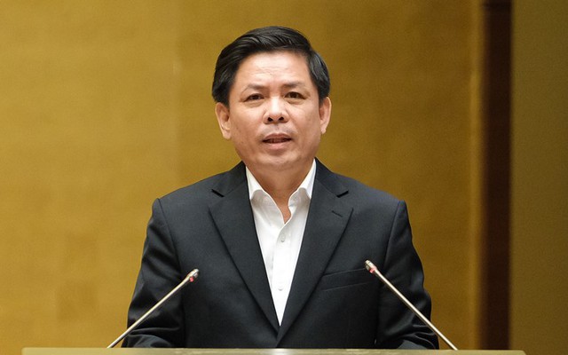 Bộ trưởng Giao thông vận tải Nguyễn Văn Thể. Ảnh: Quốc hội.