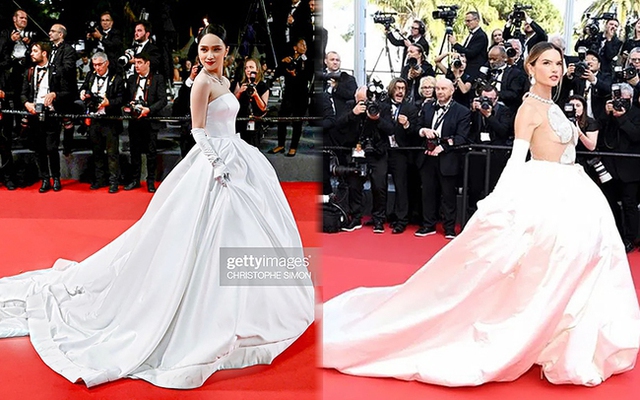Hương Giang đụng ý tưởng với Thiên thần Victorias Secret tại Cannes - Ảnh 5.