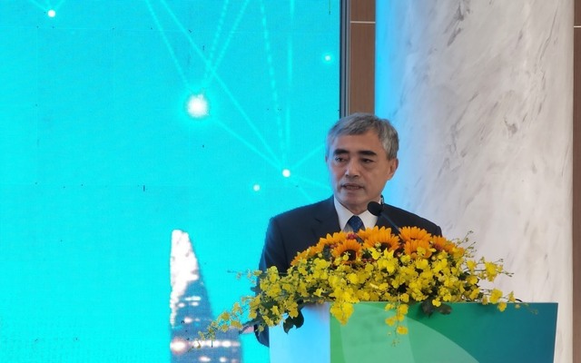 Ông Nguyễn Minh Hồng - Chủ tịch Hội truyền thông số Việt Nam - phát biểu khai mạc sự kiện.