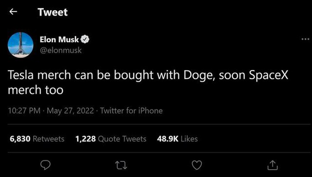  Elon Musk làm điều bất ngờ khiến giá đồng Dogecoin tăng vọt  - Ảnh 1.
