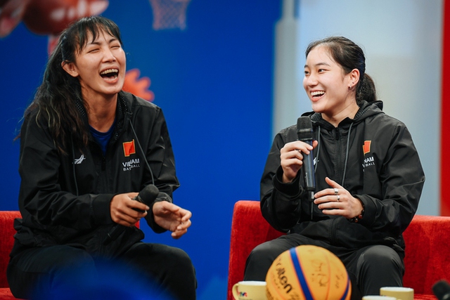 Đội tuyển bóng rổ 3x3 nữ Việt Nam để mặt mộc lên truyền hình: Makeup sương sương vẫn đẹp bất chấp, đỉnh nhất là Trương Thảo Vy - Ảnh 6.