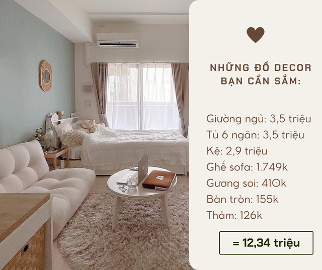 Cô gái độc thân khoe bí kíp decor phòng trọ đẹp mê ly nhờ 7 món nội thất cơ bản với chi phí tiết kiệm - Ảnh 2.