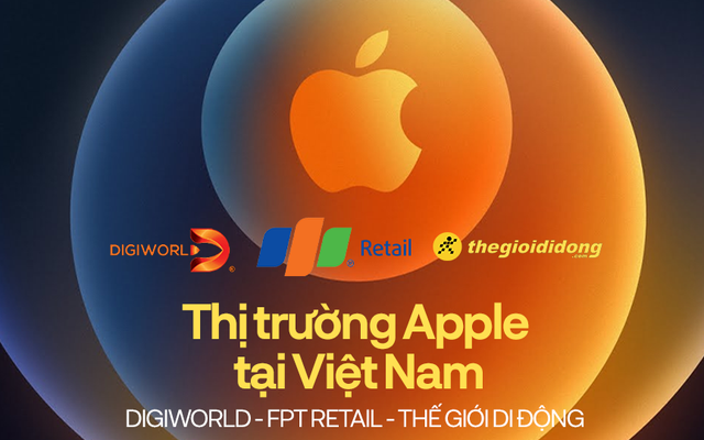 Thị trường Apple tại Việt Nam: TopZone - Thế Giới Di Động đang 'phả hơi vào gáy' của FPT Retail và Digiworld?