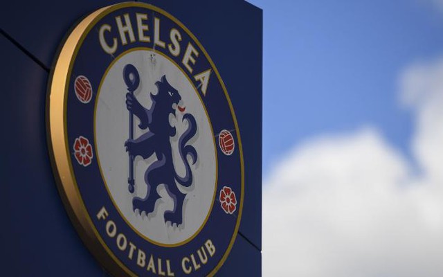 Biểu tượng của Câu lạc bộ bóng đá Chelsea tại Sân vận động Stamford Bridge ở London, Vương quốc Anh