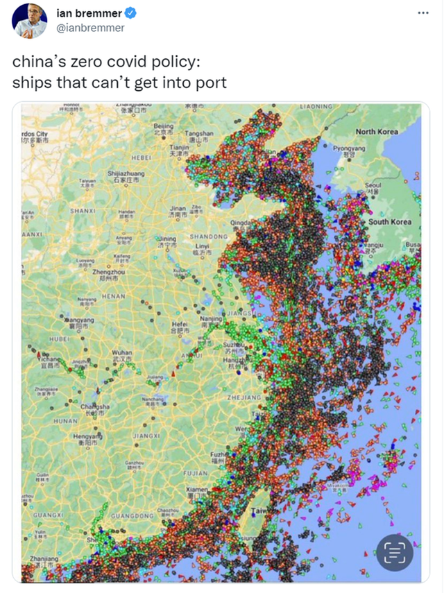 Báo Trung Quốc hé lộ sự thật thông tin tắc đường biển TQ khiến tàu thuyền chật kín như nêm - Ảnh 2.