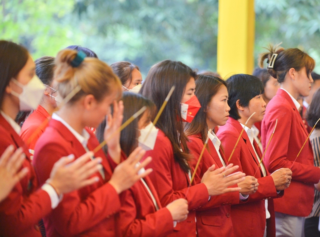  Vinh danh các cô gái vàng SEA Games 31: Những người tạm xa con nhỏ, ghế nhà trường để mang vinh quang cho Tổ quốc - Ảnh 4.