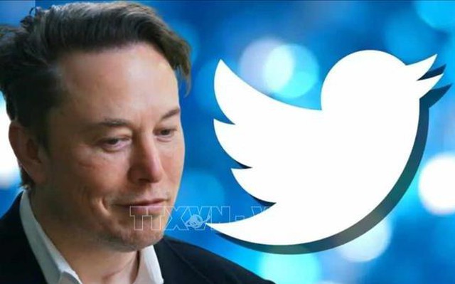 Tỷ phú Elon Musk và biểu tượng Twitter. Ảnh: Finnews24/TTXVN