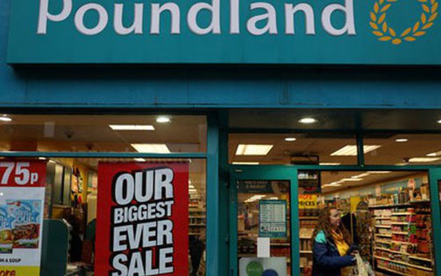 Một cửa hàng ở Altrincham - Anh của chuỗi siêu thị giá rẻ Poundland Ảnh: REUTERS