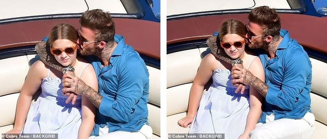 Dẫn Harper Seven đi chơi thuyền, David Beckham cho thấy là ông bố cuồng con gái - Ảnh 13.