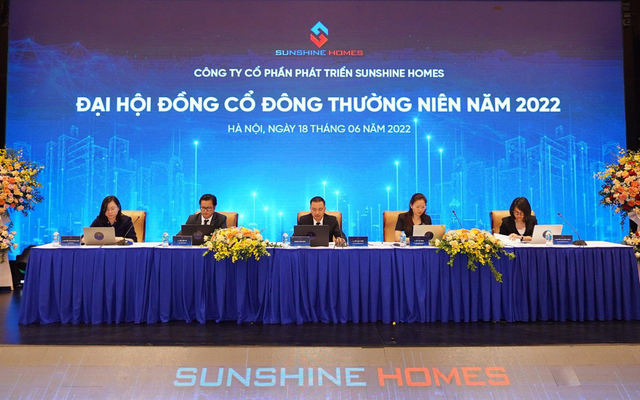 ĐHĐCĐ Sunshine Homes - Mục tiêu tăng trưởng ấn tượng trong chiến lược phát triển bền vững