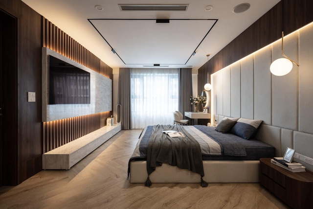 Căn hộ 160m² với 3 phòng ngủ theo phong cách luxury hết chi phí 3 tỷ của cặp vợ chồng ở Hà Nội - Ảnh 12.