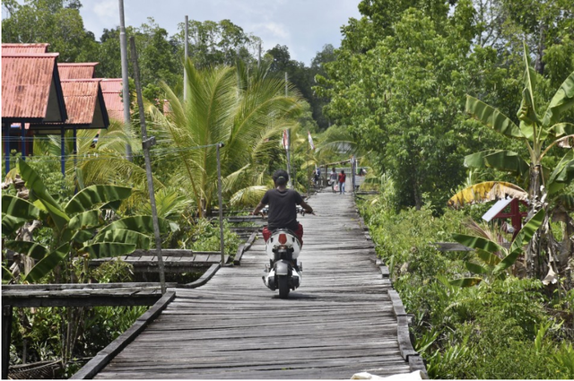 Xe máy điện phổ biến tại khu vực chuyên ngập lụt ở Indonesia - Người Việt liệu có ưa chuộng loại xe này khi đường phố bị ngập sau mưa lớn? - Ảnh 1.