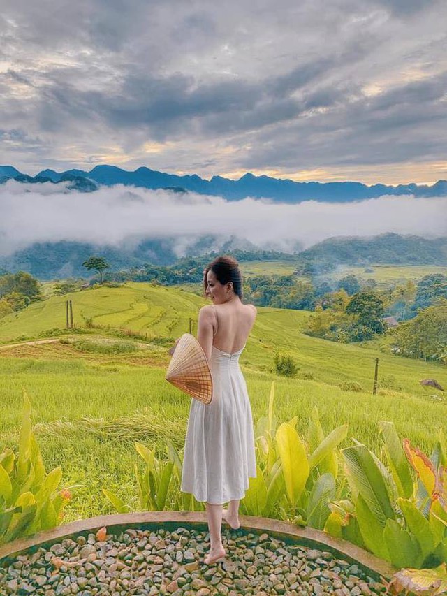 Pù Luông đang vào mùa lúa chín đẹp nhất trong năm: Nhất định phải đi vì góc nào đứng vào cũng rất thơ - Ảnh 15.