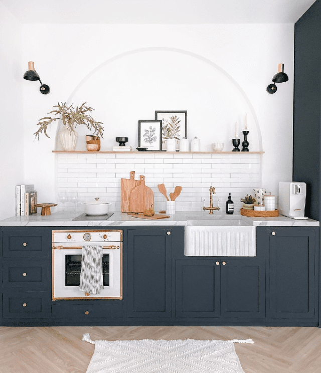 Biến hóa căn bếp gia đình từ phong cách đến không gian với gam màu xanh - Ảnh 4.