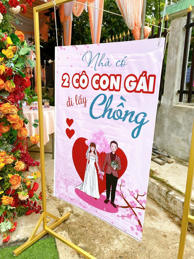 Chị em song sinh lên ‘xe hoa’ cùng ngày ở Quảng Nam: Chuẩn bị đồ cưới lộn xộn nhưng may mắn thành công tốt đẹp! - Ảnh 2.