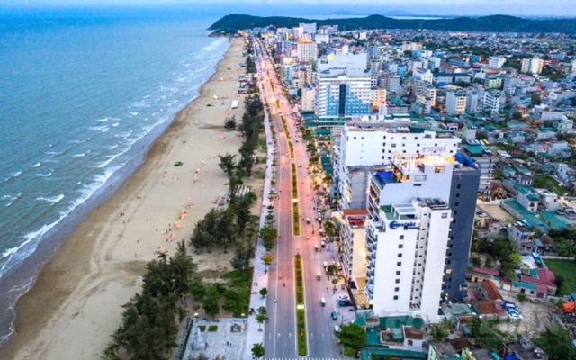Một góc thành phố Sầm Sơn, Thanh Hóa. Ảnh: internet