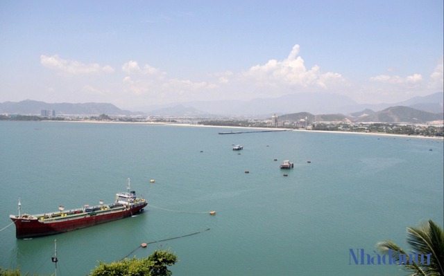 Khu vực xây dựng cảng biển Liên Chiểu. Ảnh: Nguyễn Tri.