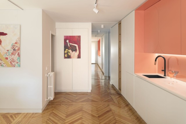 Thiết kế không gian tiện nghi trong căn hộ một phòng ngủ 75 m2 - Ảnh 3.