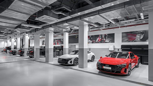 Bên trong showroom Audi lớn nhất Việt Nam: Vốn đầu tư hơn 140 tỷ đồng, rộng 9.000 m2, có cả khu sửa chữa dành riêng cho xe điện - Ảnh 17.