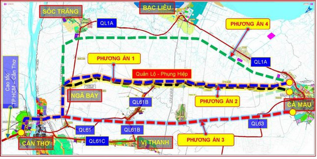 Đẩy nhanh giải phóng mặt bằng cao tốc Cần Thơ - Cà Mau - Ảnh 1.